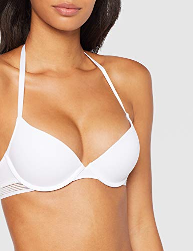 Esprit Gladstone Sexy Sujetador con Push-up, Blanco (White 100), 90A (Talla del Fabricante: 75 A) para Mujer