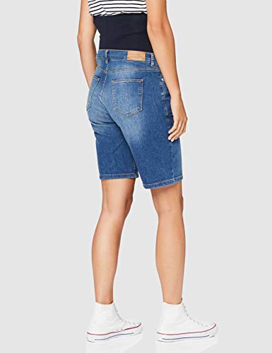 Esprit Maternity Bermuda Denim OTB Pantalon Corto Premama, Azul (Medium Wash 960), 40 (Talla del Fabricante: 38) para Mujer