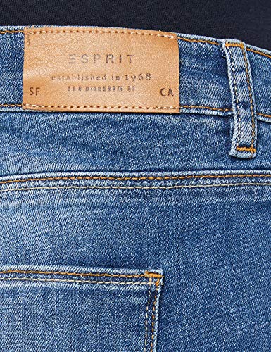 Esprit Maternity Bermuda Denim OTB Pantalon Corto Premama, Azul (Medium Wash 960), 40 (Talla del Fabricante: 38) para Mujer