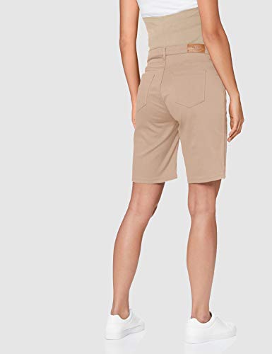 Esprit Maternity Shorts OTB Pantalones Cortos premamá, Beige (Beige 270), 42 (Talla del Fabricante: 40) para Mujer