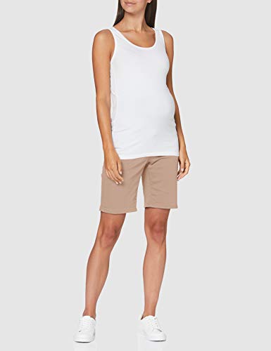 Esprit Maternity Shorts OTB Pantalones Cortos premamá, Beige (Beige 270), 42 (Talla del Fabricante: 40) para Mujer