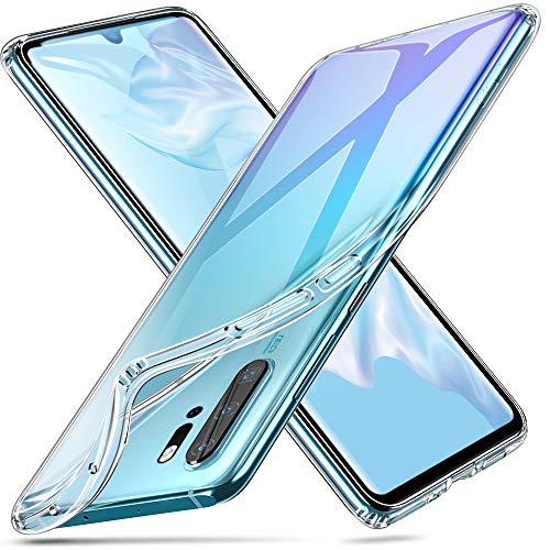 ESR Huawei P30 Pro Funda, Crystal Clear [Resistente al amarilleo] Ultra Slim Suave TPU Silicona Teléfono Cover para Huawei P30 Pro, Jelly Clear