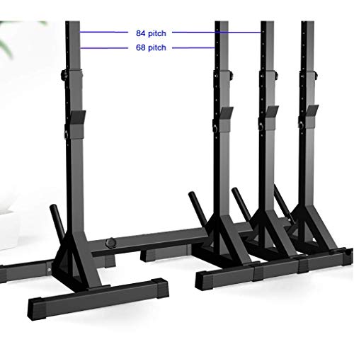 Estante De Sentadillas Estante De Barra Banco De Pesas Para El Hogar Equipo De Fitness Barbell Taburete Plano De Empuje Estante De Sentadillas Simple Prensa De Banco, Plegable Multi Sit Up, Para Leva