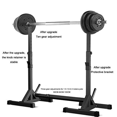 Estante De Sentadillas Estante De Barra Banco De Pesas Para El Hogar Equipo De Fitness Barbell Taburete Plano De Empuje Estante De Sentadillas Simple Prensa De Banco, Plegable Multi Sit Up, Para Leva