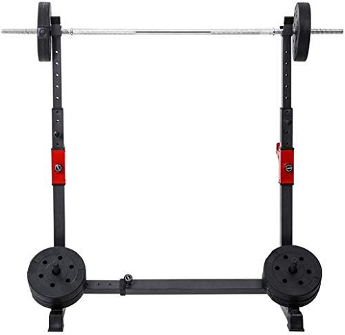 Estante para Sentadillas Estante Ajustable Multifunción Altura Estante para Sentadillas Levantamiento De Pesas Soporte De Entrenamiento De Fuerza para Deportes Tough Gym, House