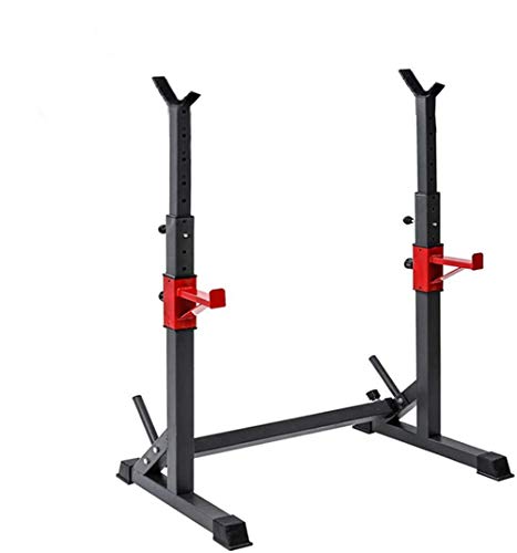 Estante para Sentadillas Estante Ajustable Multifunción Altura Estante para Sentadillas Levantamiento De Pesas Soporte De Entrenamiento De Fuerza para Deportes Tough Gym, House Estante para Sentadillas Estante Ajustable Multifunción Altura Estante para Sentadillas Levantamiento De Pesas Soporte De Entrenamiento De Fuerza para Deportes Tough Gym, House