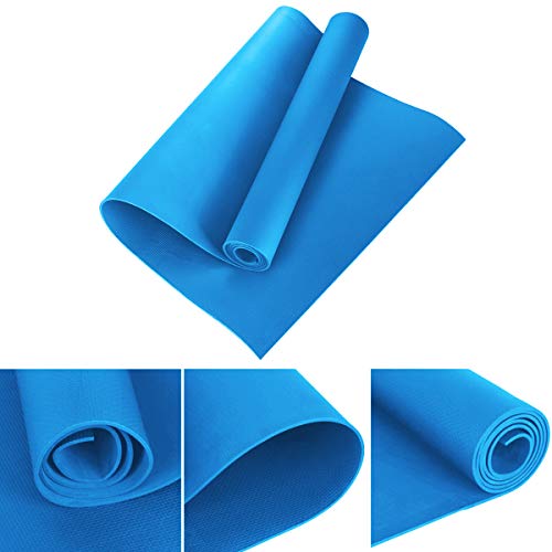 Esterilla de Yoga, Extra Gruesa de Espuma de Yoga para el Hogar, Gimnasio, Esterilla de Ejercicio para Ejercicios en el Gimnasio, Pilates, Meditación (173 x 60 x 0,4 cm)