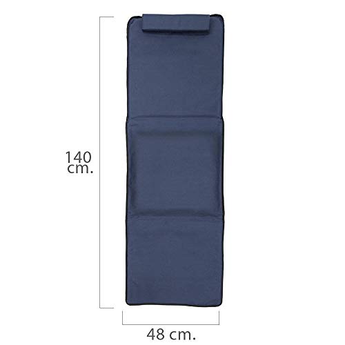 Esterilla Playa Acolchada Reclinable Con Respaldo Plegable Esterilla Playa Acolchada Reclinable Con Respaldo Plegable