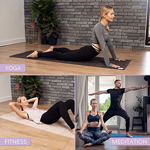 Esterilla Yoga Antideslizante - Colchoneta Gimnasia Gruesa y Plegable con Correa Yoga Mat para Deporte en Casa, Fitness, Gimnasia y Pilates - Alfombra de Goma y Mat de Yute Ecológico Esterilla Yoga Antideslizante - Colchoneta Gimnasia Gruesa y Plegable con Correa Yoga Mat para Deporte en Casa, Fitness, Gimnasia y Pilates - Alfombra de Goma y Mat de Yute Ecológico