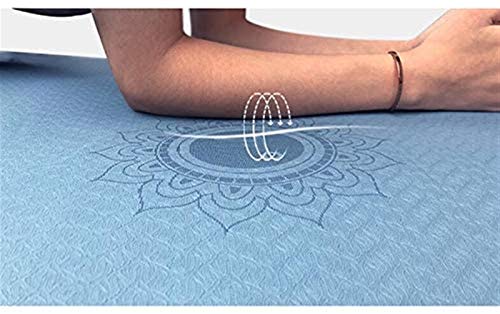 Esterillas Yoga Antideslizante Hombres Antideslizantes Y Mujeres Fitness Mat Engrasamiento Ampliación Larga Yoga Mat Mat Yoga Mat mwsoz (Color : C, Talla : 6mm)