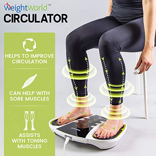 Estimulador Circulatorio Eléctrico - Mejora Circulación Piernas, Masajeador Impulsos Eléctricos, Alivia El Dolor, Electroestimulador Muscular Piernas y Cuerpo, Control Remoto 99 niveles intensidad Estimulador Circulatorio Eléctrico - Mejora Circulación Piernas, Masajeador Impulsos Eléctricos, Alivia El Dolor, Electroestimulador Muscular Piernas y Cuerpo, Control Remoto 99 niveles intensidad