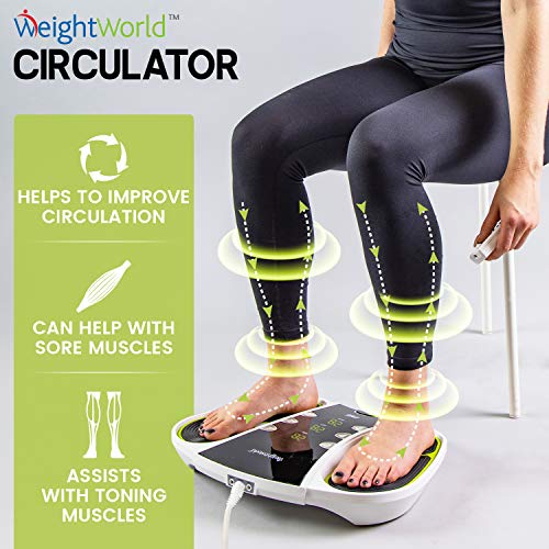 Estimulador Circulatorio Eléctrico - Mejora Circulación Piernas, Masajeador Impulsos Eléctricos, Alivia El Dolor, Electroestimulador Muscular Piernas y Cuerpo, Control Remoto 99 niveles intensidad