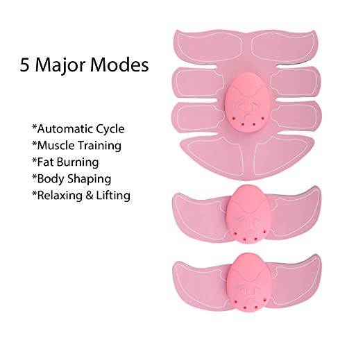 Estimulador muscular para el hogar EMS Fitness Abdominal Pad de entrenamiento Estimulador corporal unisex, tóner muscular, estimulante Entrenamiento de abdomen/brazo/pierna Estimulador muscular para el hogar EMS Fitness Abdominal Pad de entrenamiento Estimulador corporal unisex, tóner muscular, estimulante Entrenamiento de abdomen/brazo/pierna
