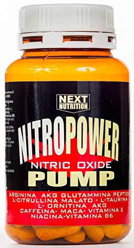 Estimulando óxido Nítrico PRE WORKOUT Nitro Power Pump 120 Comprimidos GH Aumentar la Masa Muscular Recuperación Muscular Arginina AKG Péptido Glutamina Citrulina Taurina Ornitina Vitaminas Cafeína