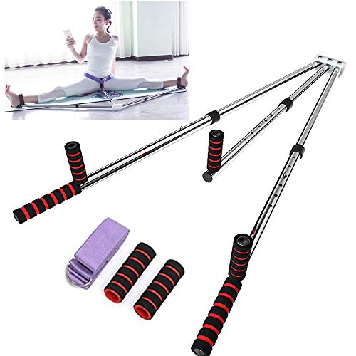 Estirador de Pierna de 3 Barras Dispositivo de extensión de Pierna Dividida Flexibilidad portátil Máquina de Estiramiento Entrenamiento de Fuerza de Estiramiento Máquinas de Pierna Yoga Danza