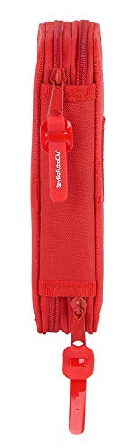 Estuche Escolar con 28 Útiles Incluidos de Sevilla FC Corporativa, 125x40x195mm Estuche Escolar con 28 Útiles Incluidos de Sevilla FC Corporativa, 125x40x195mm