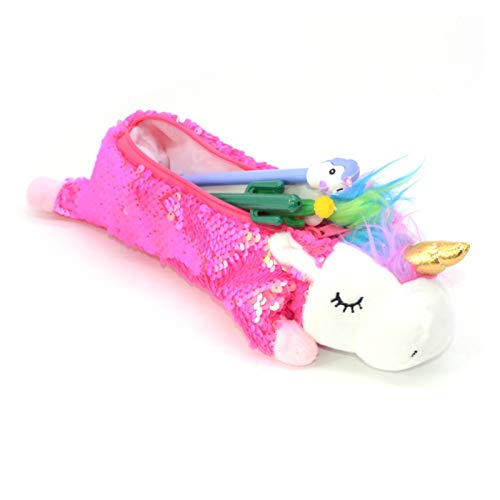 Estuche escolar Lentejuelas de lápices Crayon Licorne Astucci Estuchos Lapices Lapices Lamiñas Unicornio Etui Pennen Kawaii Suministros Escolares Kalem Kutusu estuches (Color : Tiger)