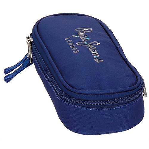 Estuche Pepe Jeans Harlow Azul Marino con organizador interior Estuche Pepe Jeans Harlow Azul Marino con organizador interior