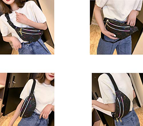 Estwell Riñonera Mujer Moda Riñonera Deportiva Viaje Bolso de Cintura Running Impermeable Riñoneras de Marcha Fanny Pack Estwell Riñonera Mujer Moda Riñonera Deportiva Viaje Bolso de Cintura Running Impermeable Riñoneras de Marcha Fanny Pack