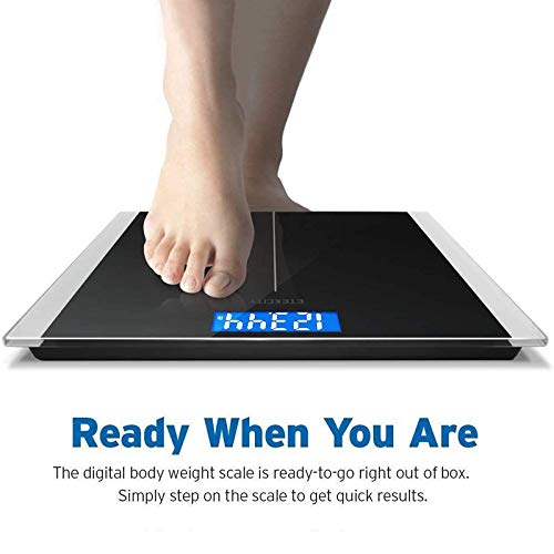 Etekcity Báscula de Baño Digital de Alta Precisión (0,05kg / 0,1lb) con Tecnología Step-on y Auto Apagado, 5-180kg con Pantalla LCD Retroiluminada, Baterías y Cinta Métrica Incluidas, 9380 Etekcity Báscula de Baño Digital de Alta Precisión (0,05kg / 0,1lb) con Tecnología Step-on y Auto Apagado, 5-180kg con Pantalla LCD Retroiluminada, Baterías y Cinta Métrica Incluidas, 9380