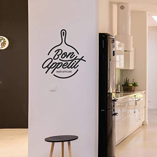 Etiqueta de la pared de estilo creativo Mural de vinilo etiqueta de la pared cocina diseño de texto francés arte restaurante decoración del restaurante Etiqueta de la pared de estilo creativo Mural de vinilo etiqueta de la pared cocina diseño de texto francés arte restaurante decoración del restaurante