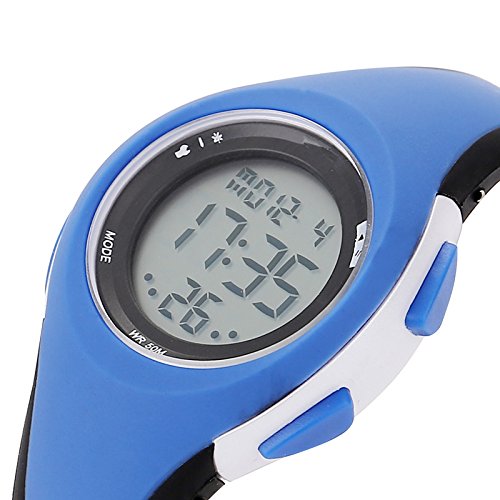 etows Impermeable Luces relojes Flash 50 m cronógrafo Digital niños niñas reloj de pulsera deportivo