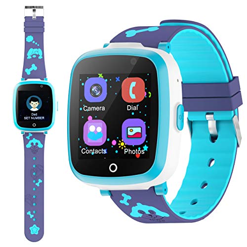 ETPARK Relojes para Niños, Reloj Inteligente Niño, Llamadas y Mensajes, Chat de Voz, SOS, control parental, Cmara, Juegos, Regalo para Niños de 3-12 años. Incluye Cargador.