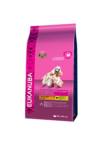 Eukanuba Adulto Control de peso Raza mediana Pollo [15 Kg]