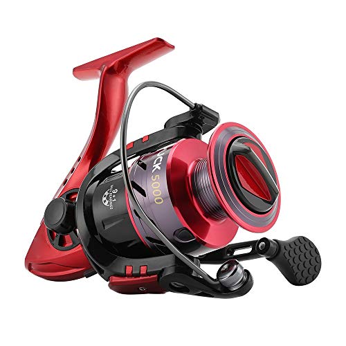 Evita el enredo Carrete de Giro de Alta Resistencia Marco de plástico Rodamientos Smooth Potente Spinning Duradero Carrete de Pesca 5.2: 1 Relación de Engranajes Carretes Durable Evita el enredo Carrete de Giro de Alta Resistencia Marco de plástico Rodamientos Smooth Potente Spinning Duradero Carrete de Pesca 5.2: 1 Relación de Engranajes Carretes Durable