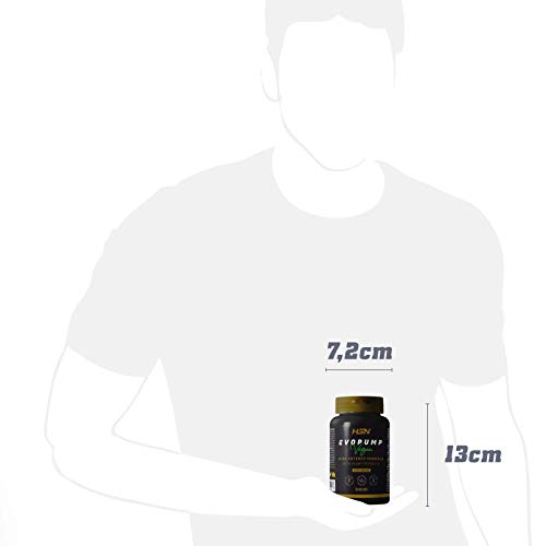 Evopump de HSN | Pre Entreno sin Cafeína ni Creatina | Pre-entreno Ultra Concentrado | Pre Workout Óxido Nítrico | Vegano, Sin Gluten, Sin Lactosa | 180 Veg Caps Evopump de HSN | Pre Entreno sin Cafeína ni Creatina | Pre-entreno Ultra Concentrado | Pre Workout Óxido Nítrico | Vegano, Sin Gluten, Sin Lactosa | 180 Veg Caps
