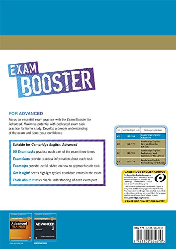 Exam Booster for Advanced. Self-study Edition. Book with Answer Key and Audio. Exam Booster for Advanced. Self-study Edition. Book with Answer Key and Audio.