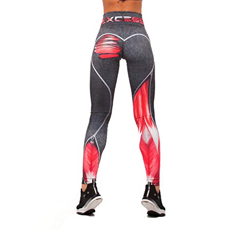 Excess Leggins Mujer Fitness Yoga Mallas Deportivo Pilates Running Gimnasio Maillot de Ciclismo Mochila Portatil de Regalos 3D Italiano Push up de Fiesta Mujer Sexy Músculo M