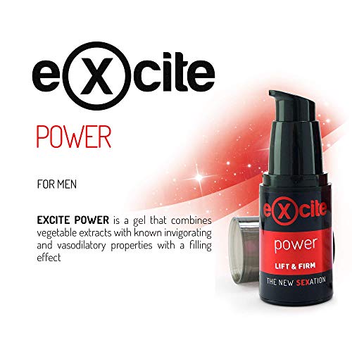 EXCITE Power Gel estimulante potenciador masculino a base de extractos vegetales. 15 ml.