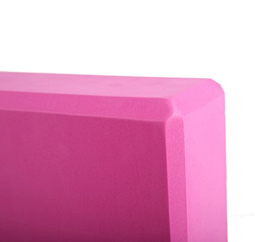 Exerz Bloques de Yoga 2 Piezas - Cómodo Ladrillo Yoga/Bloque de Espuma/Antideslizante - Ligero y fácil de Usar (Rosa) Exerz Bloques de Yoga 2 Piezas - Cómodo Ladrillo Yoga/Bloque de Espuma/Antideslizante - Ligero y fácil de Usar (Rosa)