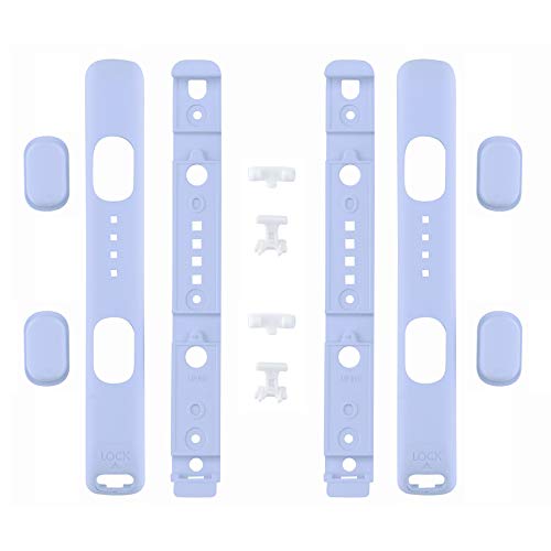 eXtremeRate 2 Piezas de Carcasa para Joycon Strap de Nintendo Switch Shell de Reemplazo Placa Cubierta de Correa Muñeca Joy-con Carcasa de Wrist Strap Botones para Nintendo Switch(Violeta Claro) eXtremeRate 2 Piezas de Carcasa para Joycon Strap de Nintendo Switch Shell de Reemplazo Placa Cubierta de Correa Muñeca Joy-con Carcasa de Wrist Strap Botones para Nintendo Switch(Violeta Claro)