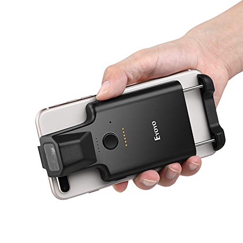 Eyoyo QR 1D 2D Escáner de Código de Barras Portátil, Bluetooth Lector de Código de Barras con Clip Trasero para Móvil para PDF417 Data Matriz Maxicode Compatible con iOS y Android Eyoyo QR 1D 2D Escáner de Código de Barras Portátil, Bluetooth Lector de Código de Barras con Clip Trasero para Móvil para PDF417 Data Matriz Maxicode Compatible con iOS y Android