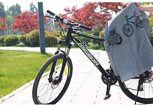 EZONTEQ Funda para Bicicleta Impermeable, Funda de Proteccion Bicicleta Bici Moto Cubierta a Prueba de Polvo Sol Lluvia Agua UV Rayos Ultravioleta (Gris 210x100cm) EZONTEQ Funda para Bicicleta Impermeable, Funda de Proteccion Bicicleta Bici Moto Cubierta a Prueba de Polvo Sol Lluvia Agua UV Rayos Ultravioleta (Gris 210x100cm)
