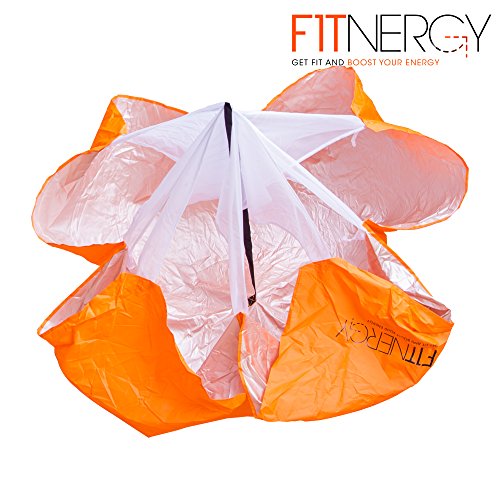 F1TNERGY Paracaídas de Correr Resistencia Mejora Entrenamiento Velocidad Duradero 56" Chute Bolsa Gratis Maximiza Explota Aceleración Fútbol Agilidad Velocidad Cuerda Ejercicio Trotar Atletismo F1TNERGY Paracaídas de Correr Resistencia Mejora Entrenamiento Velocidad Duradero 56" Chute Bolsa Gratis Maximiza Explota Aceleración Fútbol Agilidad Velocidad Cuerda Ejercicio Trotar Atletismo