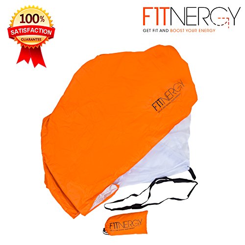 F1TNERGY Paracaídas de Correr Resistencia Mejora Entrenamiento Velocidad Duradero 56" Chute Bolsa Gratis Maximiza Explota Aceleración Fútbol Agilidad Velocidad Cuerda Ejercicio Trotar Atletismo F1TNERGY Paracaídas de Correr Resistencia Mejora Entrenamiento Velocidad Duradero 56" Chute Bolsa Gratis Maximiza Explota Aceleración Fútbol Agilidad Velocidad Cuerda Ejercicio Trotar Atletismo