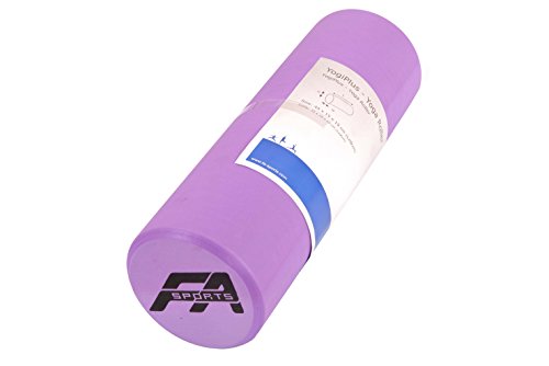 FA Sports Yogiplus Softroller, Unisex Adult, Púrpura, 15x15x45