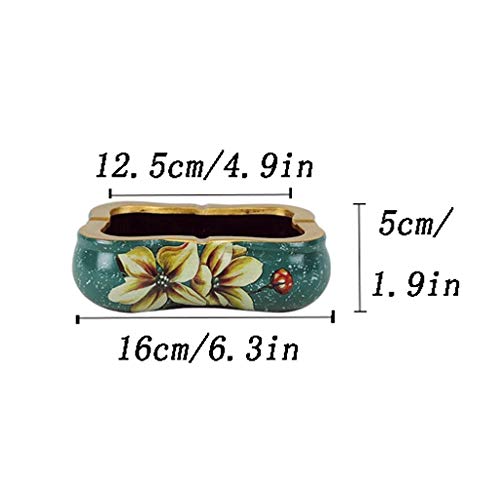 FABAX Cenicero de Cigarrillos Cenicero Cuadrado sin cenicero portátil Tapa de cerámica cigarro Cenicero Creativo de Mesa for el hogar/Oficina/decoración de la Barra Cenicero (Color : 3) FABAX Cenicero de Cigarrillos Cenicero Cuadrado sin cenicero portátil Tapa de cerámica cigarro Cenicero Creativo de Mesa for el hogar/Oficina/decoración de la Barra Cenicero (Color : 3)