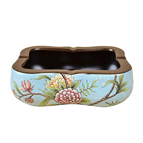 FABAX Cenicero de Cigarrillos Cenicero Cuadrado sin cenicero portátil Tapa de cerámica cigarro Cenicero Creativo de Mesa for el hogar/Oficina/decoración de la Barra Cenicero (Color : 3) FABAX Cenicero de Cigarrillos Cenicero Cuadrado sin cenicero portátil Tapa de cerámica cigarro Cenicero Creativo de Mesa for el hogar/Oficina/decoración de la Barra Cenicero (Color : 3)