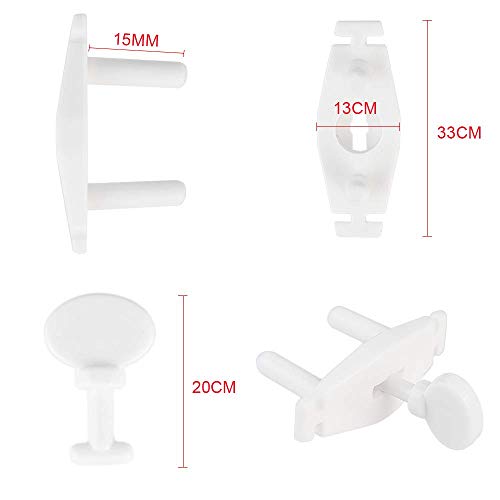 Fabur Protector Enchufe Seguridad para niños Europeo 20 PCS blanco