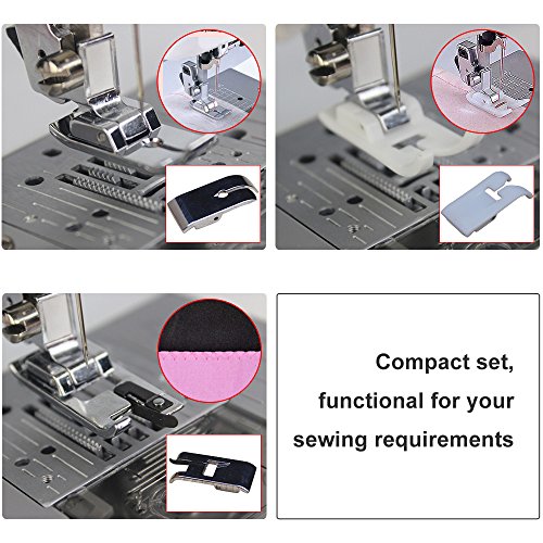 Faburo 11 Piezas Prensatelas Accesorios para Máquina de coser Faburo 11 Piezas Prensatelas Accesorios para Máquina de coser