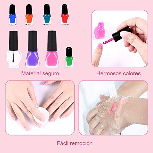 Faburo Juguete de La máquina de Uñas para Chicas, Niñas Pegatinas de Verano Autoadhesivas Regalo de Princesa para Niñas en Fiesta Cumpleaños Navidad Faburo Juguete de La máquina de Uñas para Chicas, Niñas Pegatinas de Verano Autoadhesivas Regalo de Princesa para Niñas en Fiesta Cumpleaños Navidad