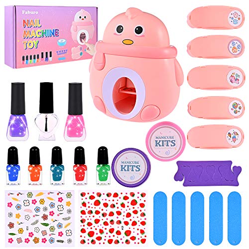 Faburo Juguete de La máquina de Uñas para Chicas, Niñas Pegatinas de Verano Autoadhesivas Regalo de Princesa para Niñas en Fiesta Cumpleaños Navidad Faburo Juguete de La máquina de Uñas para Chicas, Niñas Pegatinas de Verano Autoadhesivas Regalo de Princesa para Niñas en Fiesta Cumpleaños Navidad