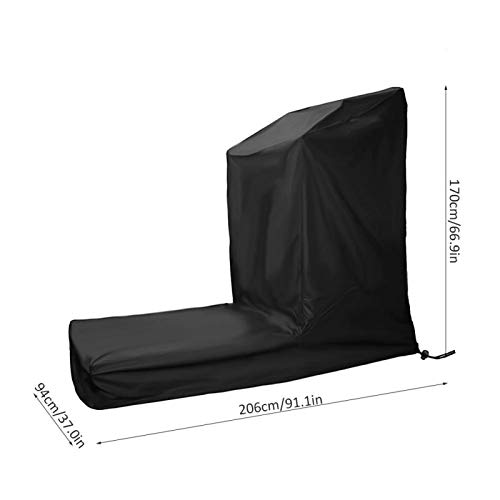 Fafeims Cubierta de la Cinta de Correr, máquina elástica Funda Protectora a Prueba de Polvo Funda elíptica para Uso en Interiores/Exteriores(206 * 94 * 170) Fafeims Cubierta de la Cinta de Correr, máquina elástica Funda Protectora a Prueba de Polvo Funda elíptica para Uso en Interiores/Exteriores(206 * 94 * 170)