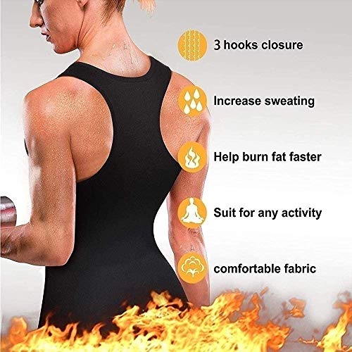 Faja Deportiva, Faja Reductora Adelgazantes Cintura Entrenador Ajustable del Estomacal Quema Grasa para Deporte Fitness, Ideal para Gym, Yoga, Ejercicio y Entrenamiento Cardio o Crossfit