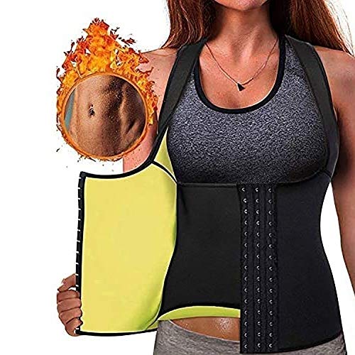 Faja Deportiva, Faja Reductora Adelgazantes Cintura Entrenador Ajustable del Estomacal Quema Grasa para Deporte Fitness, Ideal para Gym, Yoga, Ejercicio y Entrenamiento Cardio o Crossfit