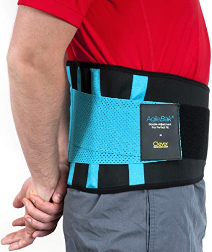 Faja Lumbar para la Espalda - Doble Ajuste, Adaptación Perfecta, Calidad de nivel profesional, Para Hombre y Muja, AgileBak por Clever Yellow Faja Lumbar para la Espalda - Doble Ajuste, Adaptación Perfecta, Calidad de nivel profesional, Para Hombre y Muja, AgileBak por Clever Yellow